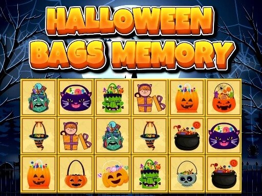 Play Halloween Bags Memory Now!