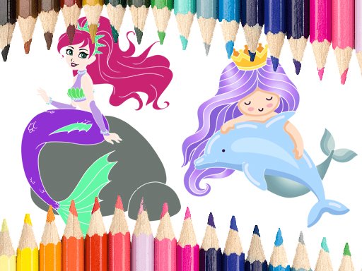 Play Mermaid Coloring Book Now!