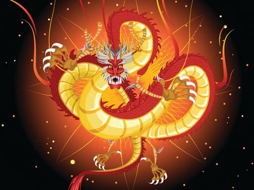 Play Chinese Dragons Coloring Now!
