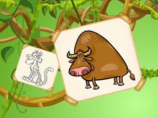 Play Funky Animals Coloring Now!