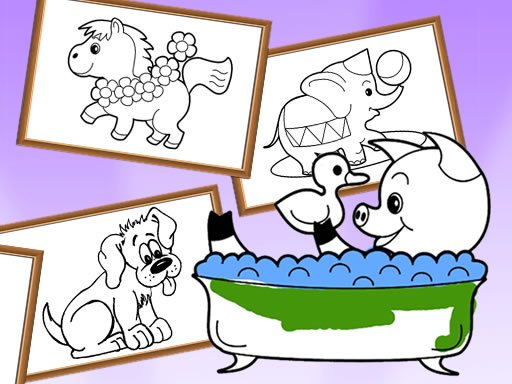 Play Cartoon Coloring for Kids - Animals Now!