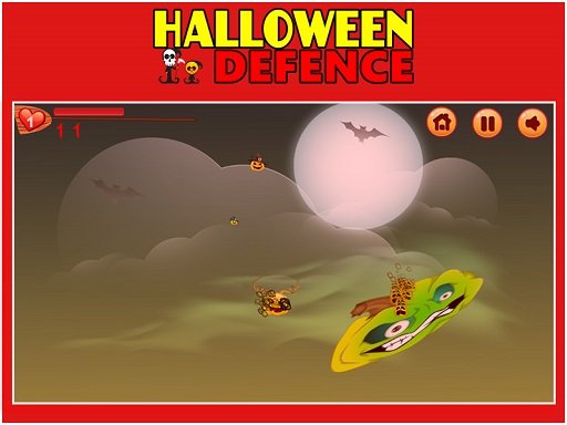 Play Halloween Defence 1 Now!