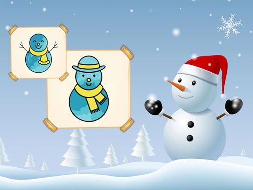 Play Happy Snowman Coloring Now!