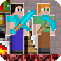 Play Alex and Steve Nether Now!
